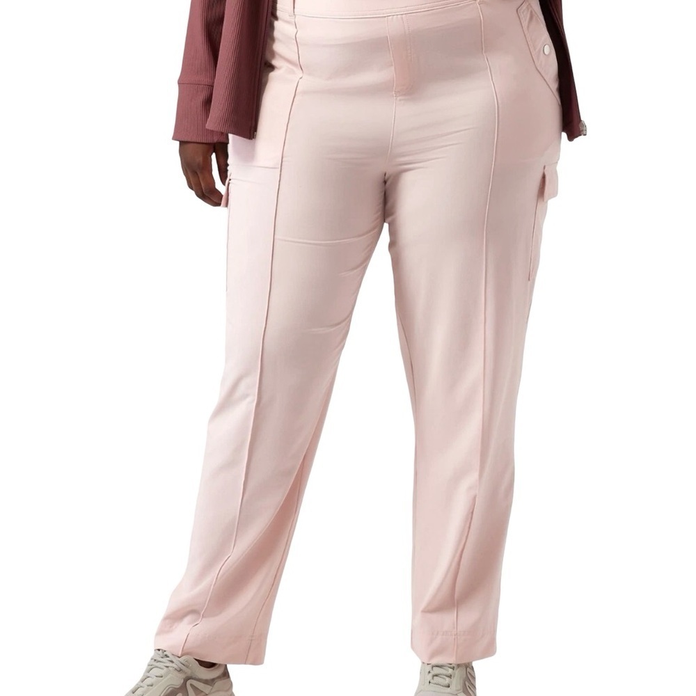 Athleta Light Pink Vienna Cargo Pants Size 20 Activewear Athleisure Loungewear